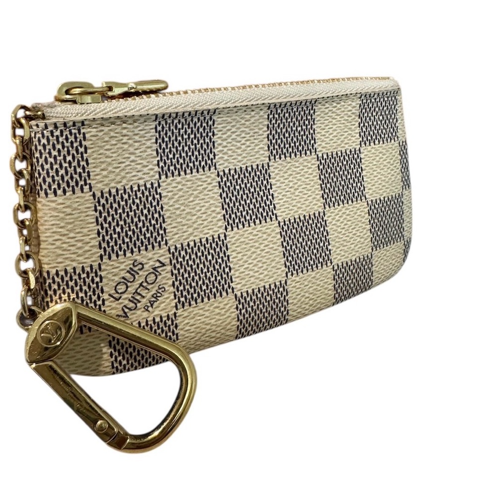 LOUIS VUITTON Damier Azur Key Pouch - Picture 4 of 5